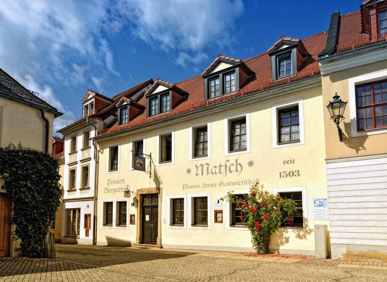 Matsch - Plauens älteste Gastwirtschaft Exterior foto
